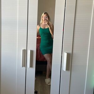 Elegant Green Dress AKIRA